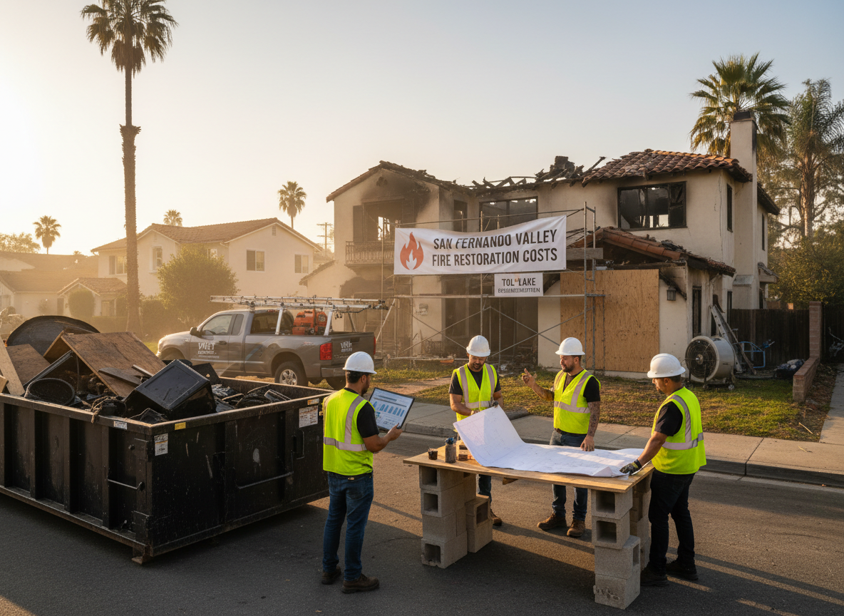 Typical Costs For Fire Restoration In The San Fernando Valley