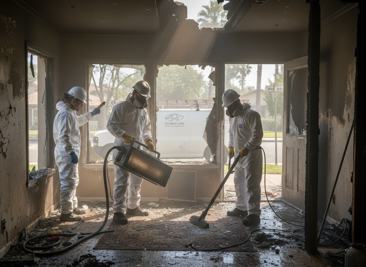 Fire Damage Restoration  work by Fire Damage Restoration Toluca Lake in Toluca Lake, California