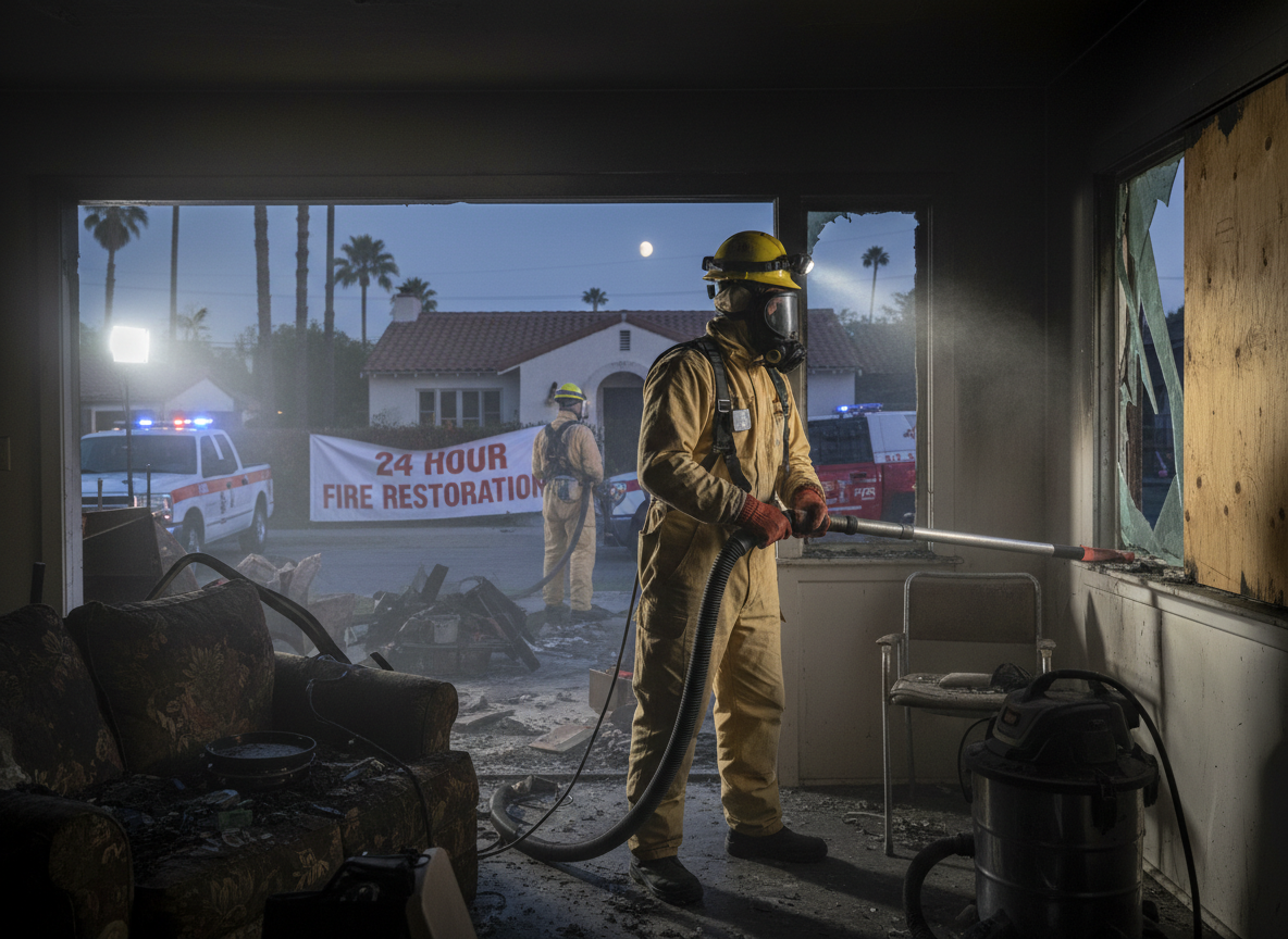 24 hour fire restoration in Toluca Lake
