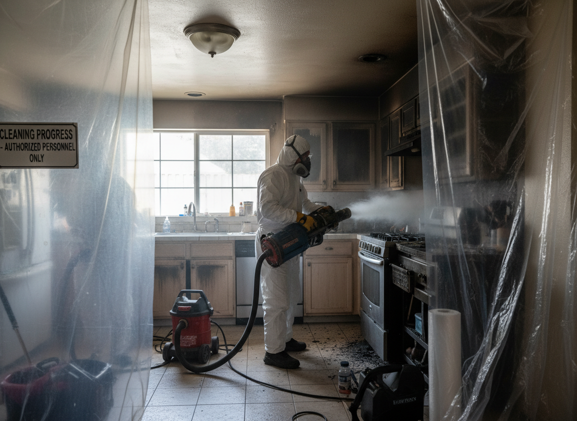 Smoke remediation in Toluca Lake