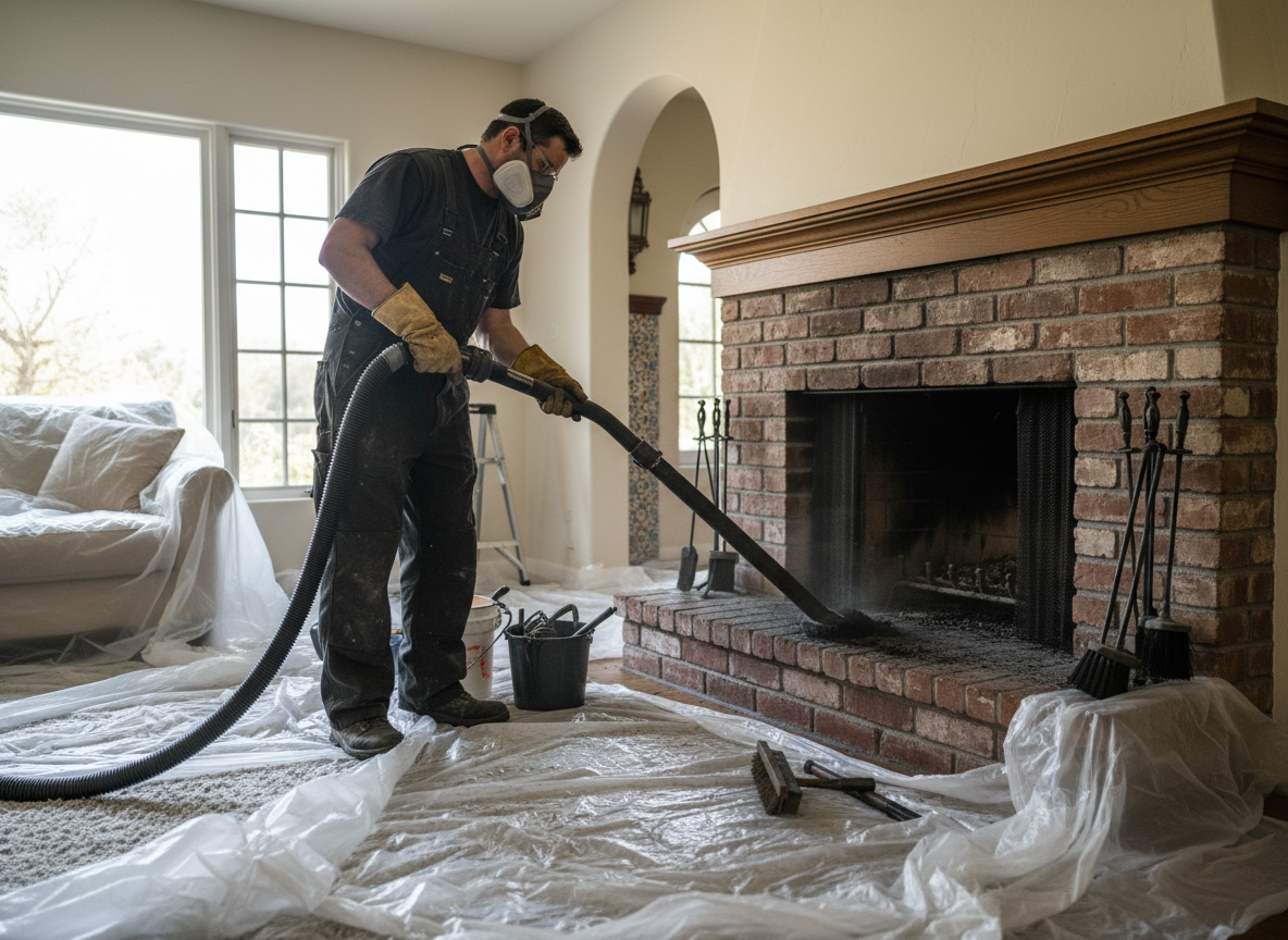 Soot removal in Toluca Lake
